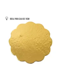 DISCO #6/16CM DORADO NACIONAL