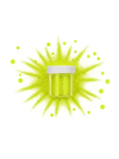 ESCARCHA AMARILLO NEON POTE 5GR NACIONAL