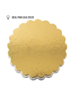 DISCO #8/20CM DORADO NACIONAL