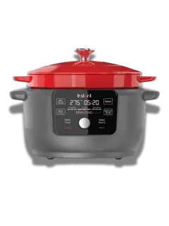 OLLA 5 EN 1 ELECTRICA INSTANT HIERRO COLADO ROJA