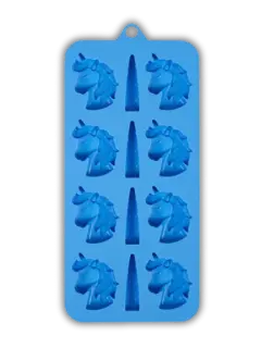MOLDE DE SILICON UNICORNIO AZUL WILTON