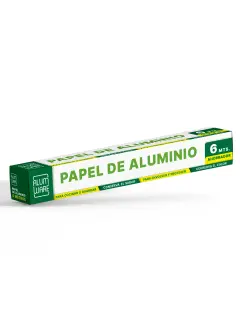 PAPEL ALUMINIO 6MTS X 30CM CAJA ALUMWARE