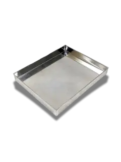 BANDEJA CUADRADA 30X30X5CM ALUMINIO INDUSTRIAL DIAN
