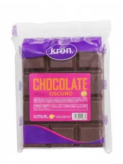 TABLETA CHOCOLATE BITTER 500GR KRON