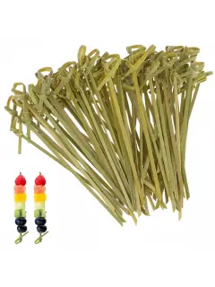 SET DE 100 PALILLO DE BAMBU 12CM