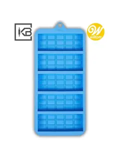 MOLDE DE SILICON TABLETAS AZUL WILTON