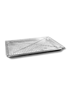 BANDEJA PANADERA PEQUEÑA + REJILLA 33X45CM ALUMWARE