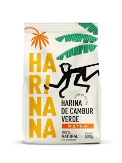 HARINA DE CAMBUR VERDE HARINANA 500GR