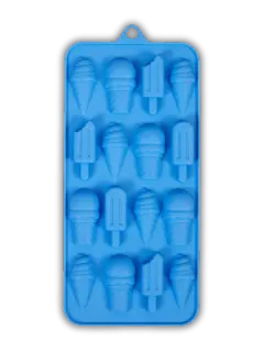 MOLDE DE SILICON HELADO AZUL WILTON