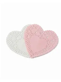 BLONDA EN FORMA DE CORAZON COLORES VARIOS 20.3CM 24PZ