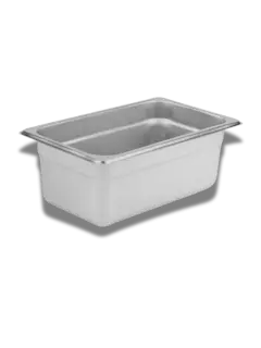 BANDEJA 1/4 ACERO INOXIDABLE 26.5X16X15CM CONTIHOME